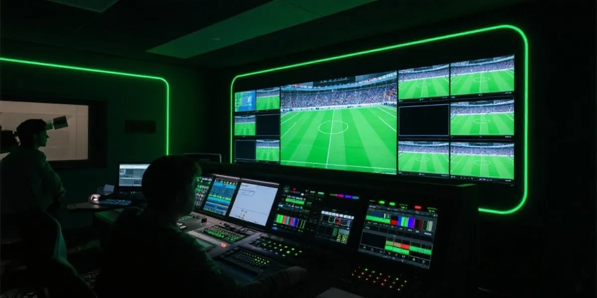 赛事直播频道与控制台示意图