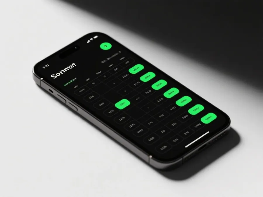 手机查看赛程与开赛提醒示意图